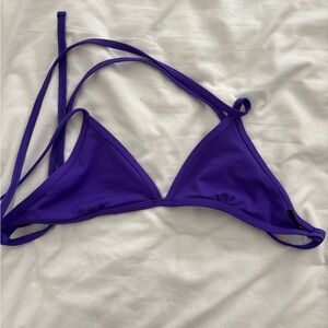 Jolyn Clothing Purple Triangle Bikini top